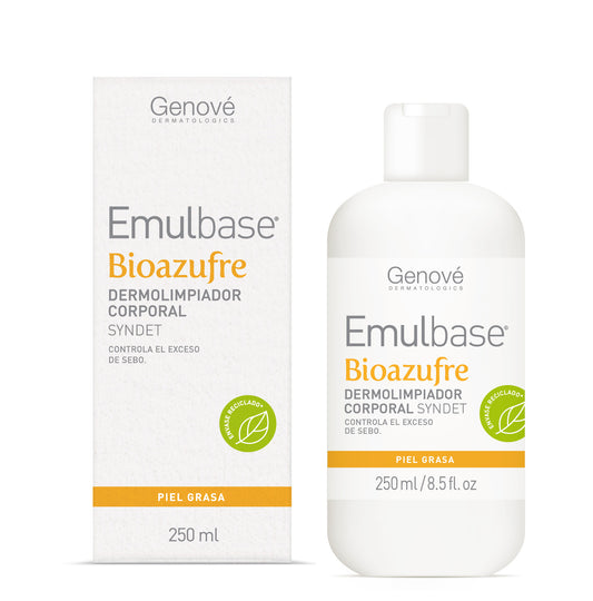 Genove Emulbase Cleanser 2% BioSulphur  Normal to oily Skin 250ML