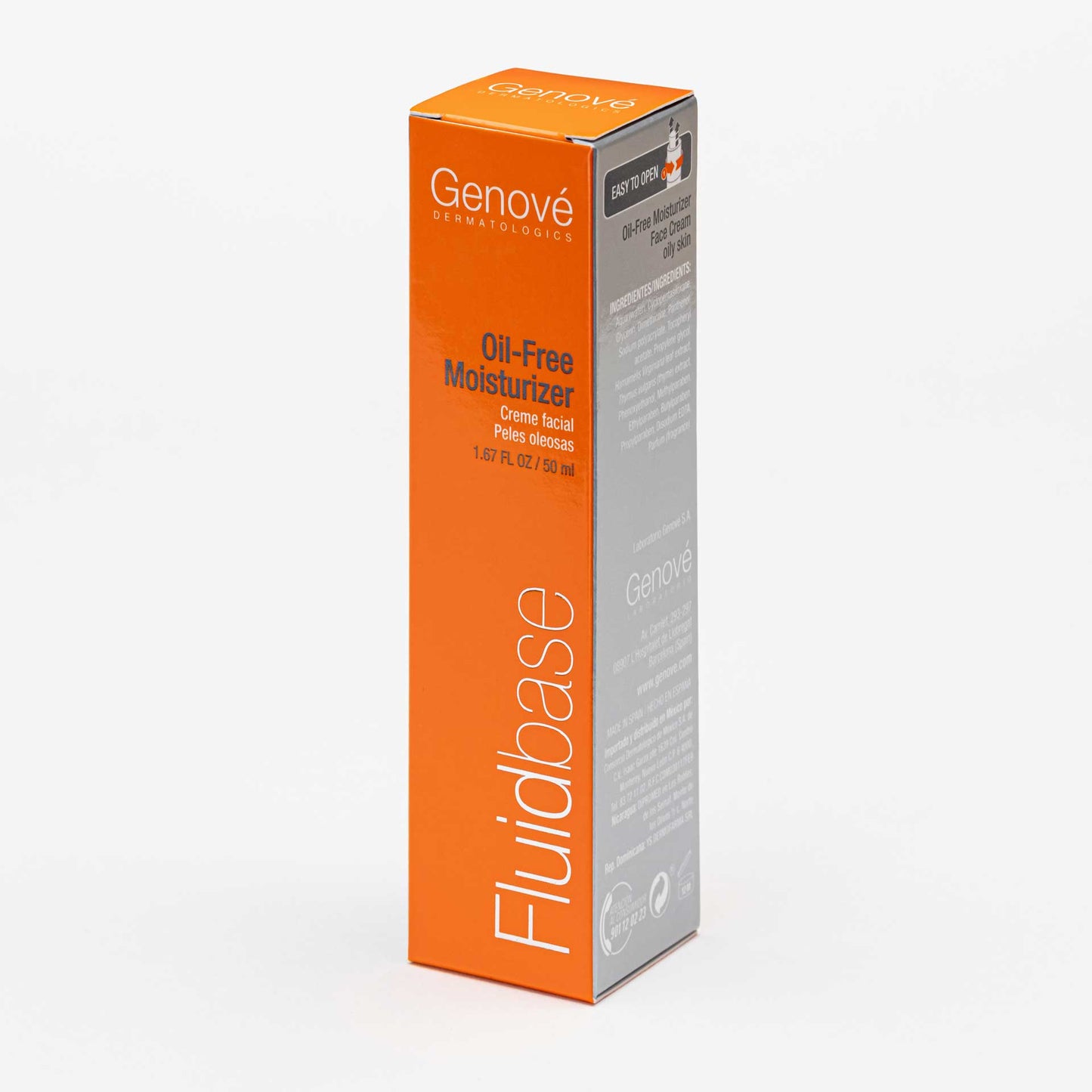 Genove Fluidbase Oil free Cream Moisturizer for oily Skin 50ML