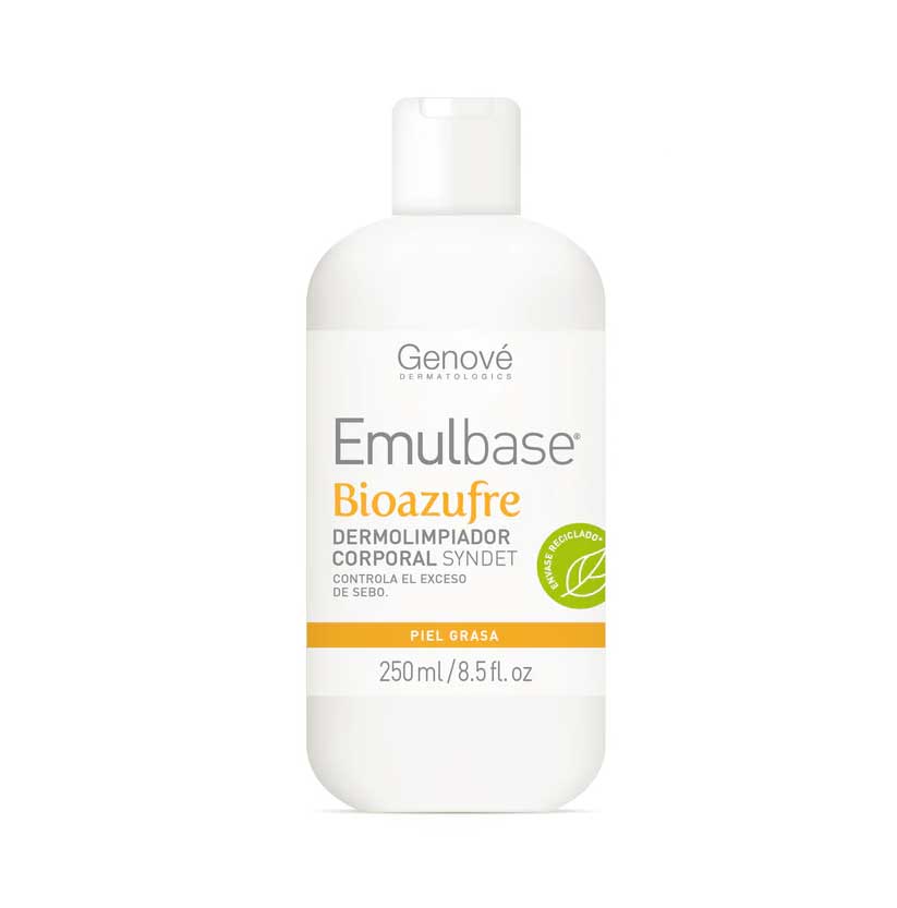 Genove Emulbase Cleanser 2% BioSulphur  Normal to oily Skin 250ML