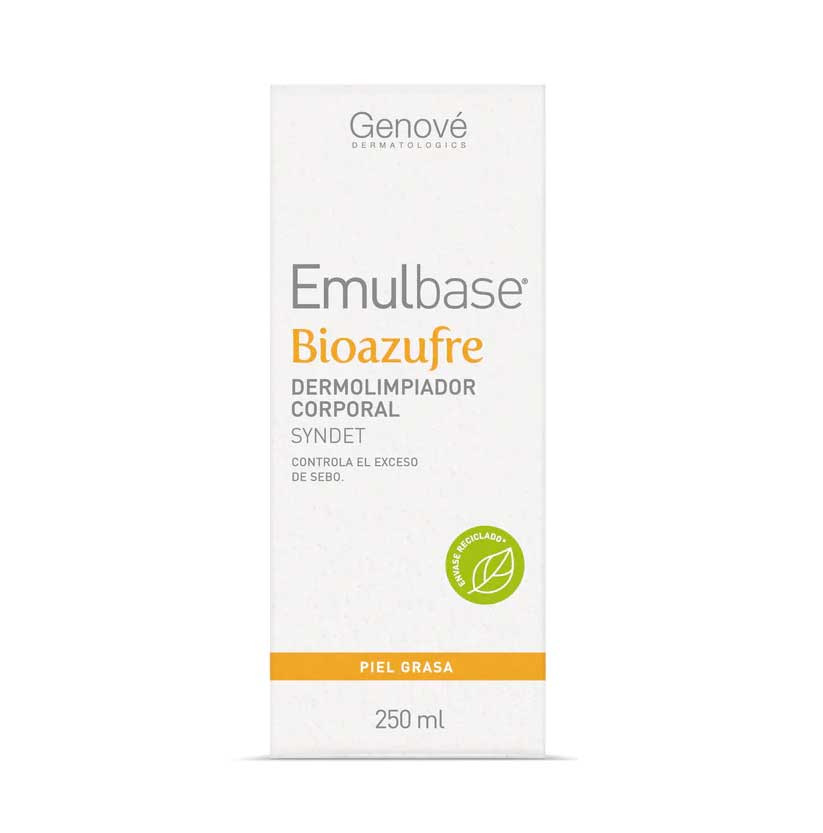 Genove Emulbase Cleanser 2% BioSulphur  Normal to oily Skin 250ML